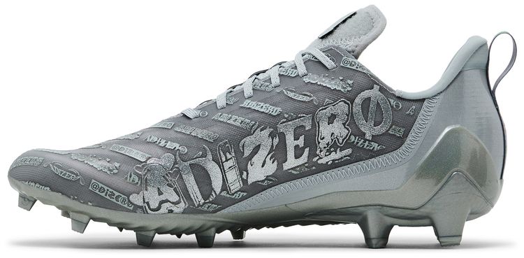 adidas Adizero Cleats Grey Silver Metallic