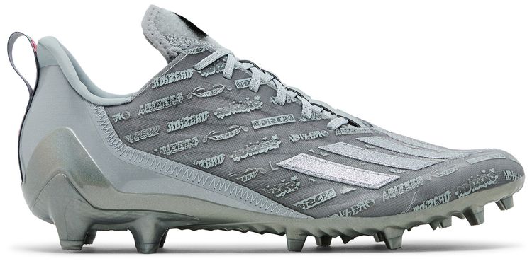 adidas Adizero Cleats Grey Silver Metallic