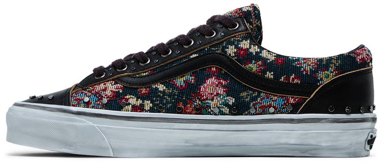 Vans Old Skool 36 Vibram Black Floral