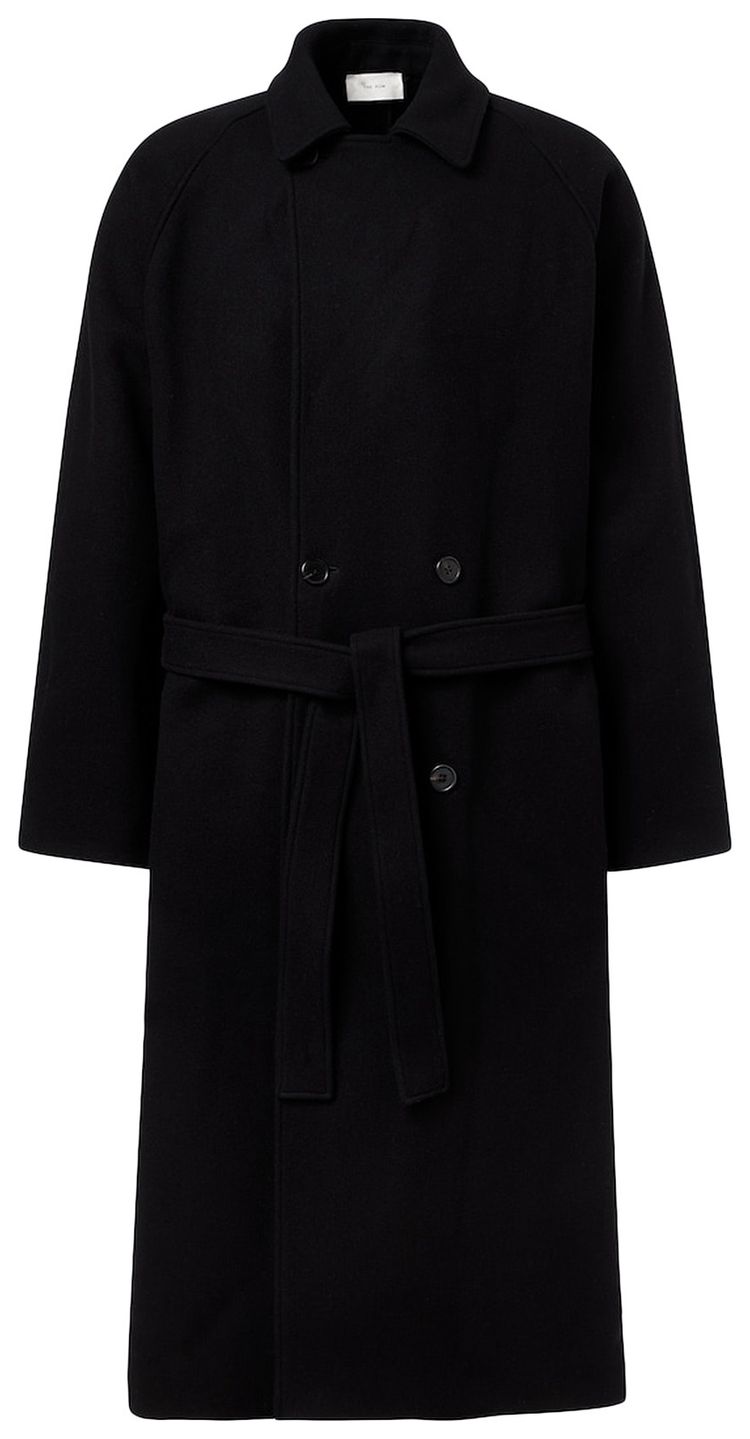 The Row Eomer Coat Black