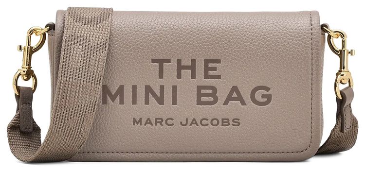 Marc Jacobs The Leather Mini Bag Cement
