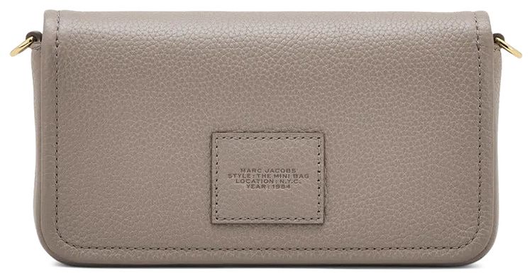 Marc Jacobs The Leather Mini Bag Cement