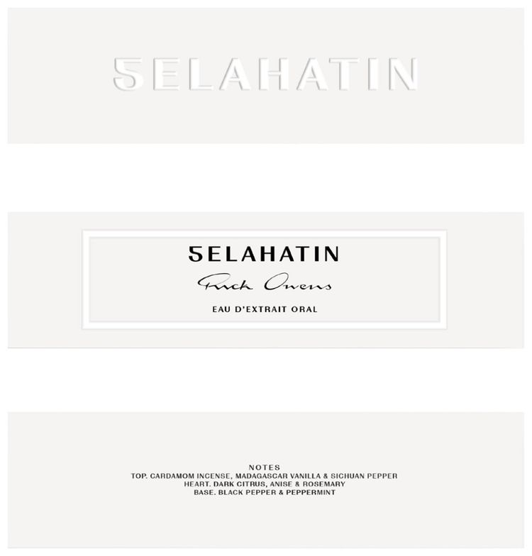 Rick Owens x Selahatin Eau DExtrait Oral