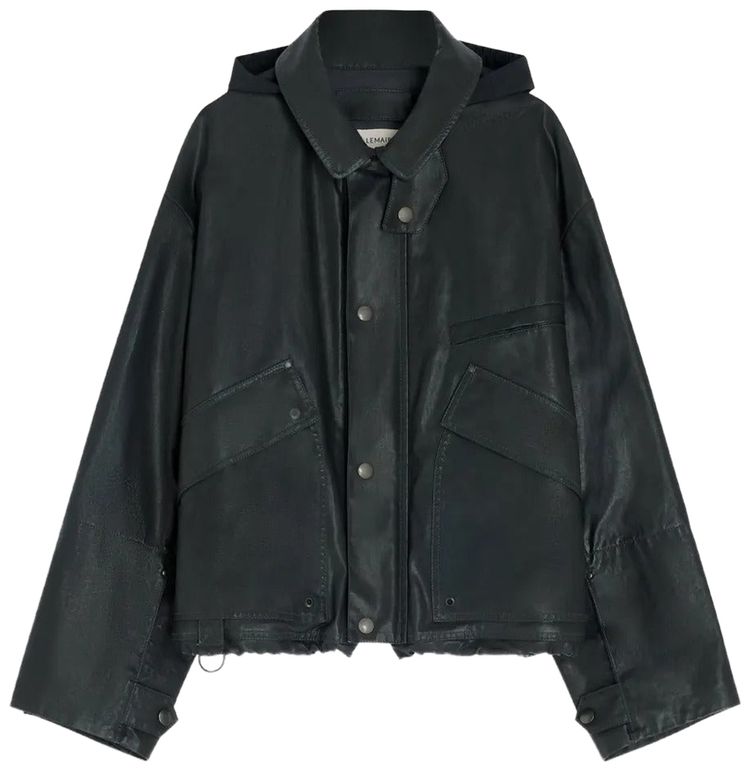 Lemaire Short Rain Jacket Onyx