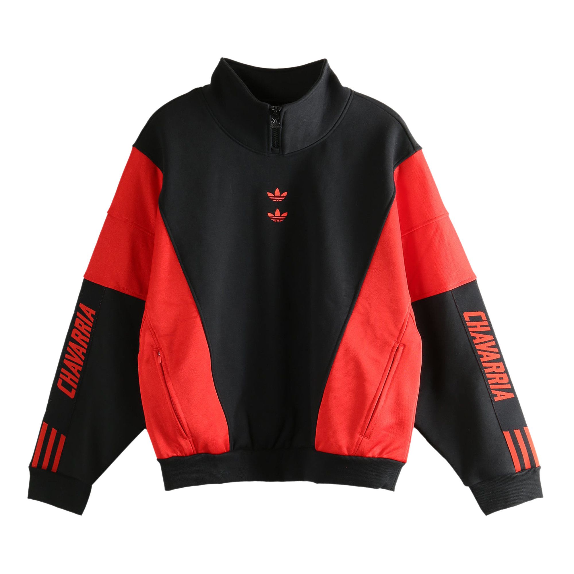 Buy Adidas x Willy Chavarria Watsonville Mockneck Coat 'Black/Red