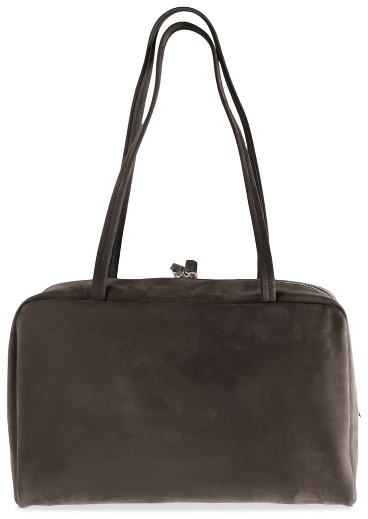 The Row Astra Bowling Handbag Ebony Brown