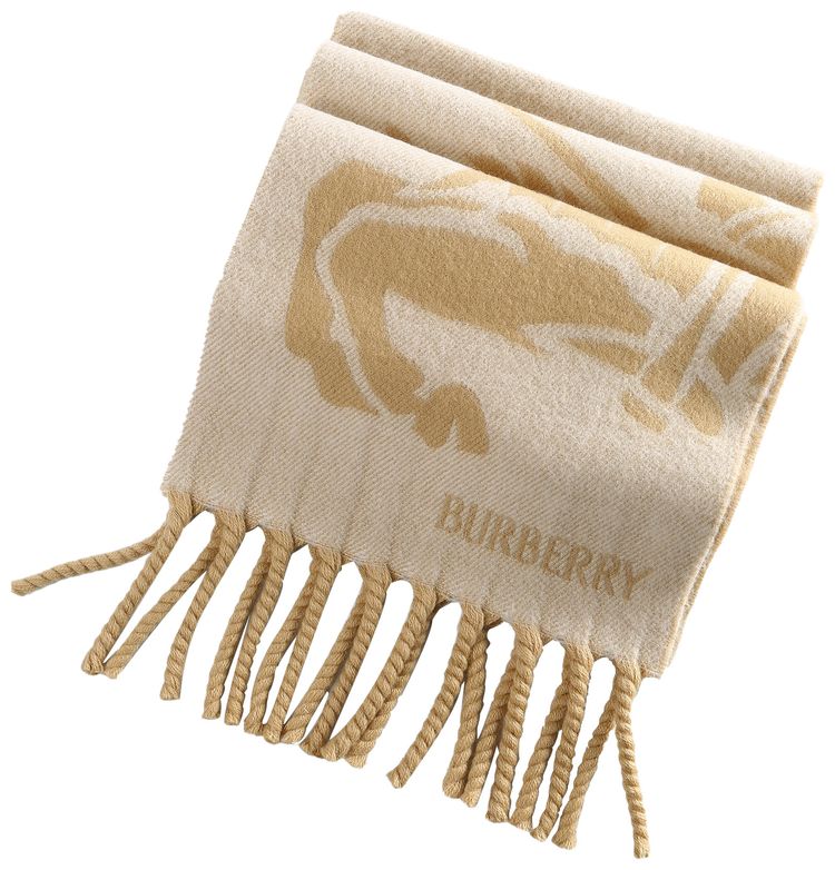 Burberry Wool Scarf Sand