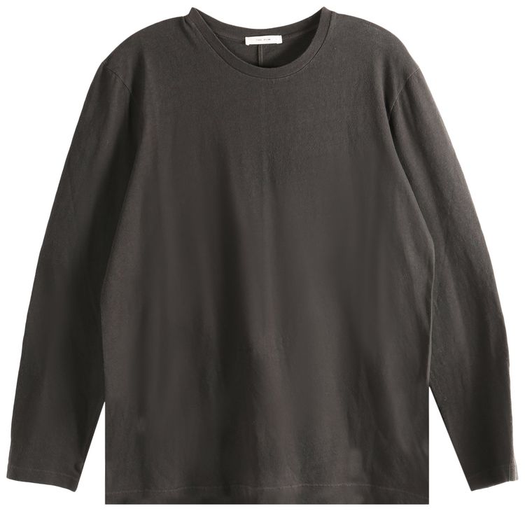 The Row Leon Long Sleeve T Shirt Mud