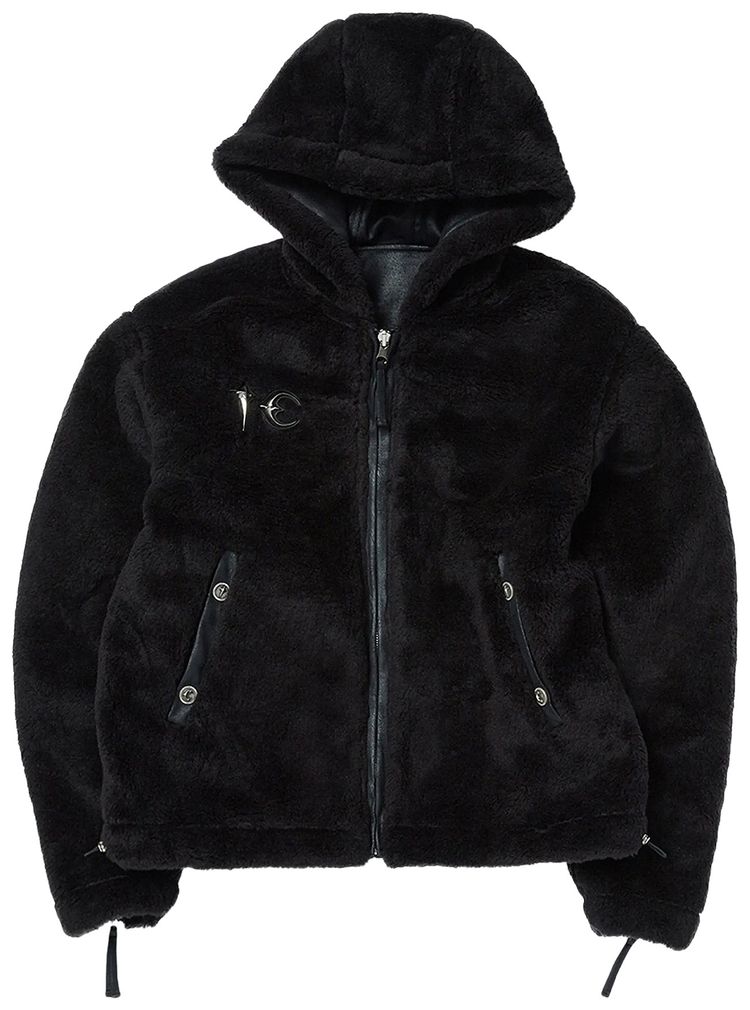Thug Club TC Reversible Shearling Jacket Black
