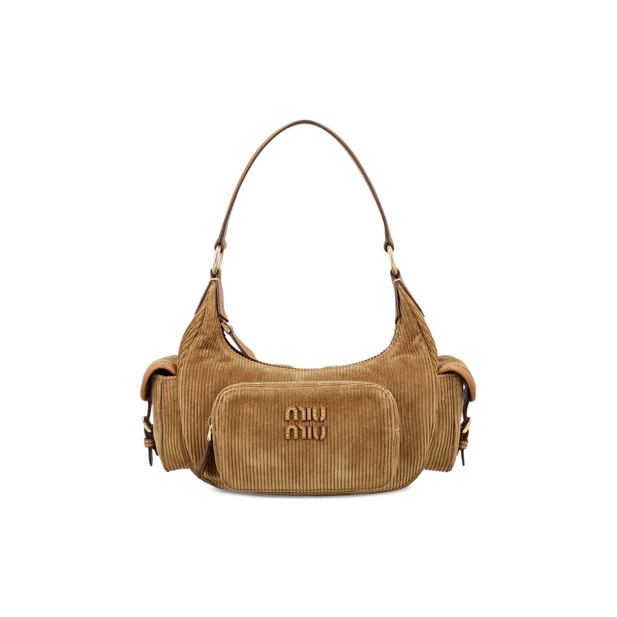 Buy Miu Miu Corduroy Pocket Bag 'Cinnamon' - 5BC188 AF81 F040 | GOAT