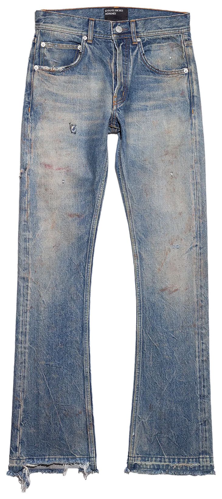 Enfants Riches Deprimes Elvis Texas Flare Jeans Antique Blue