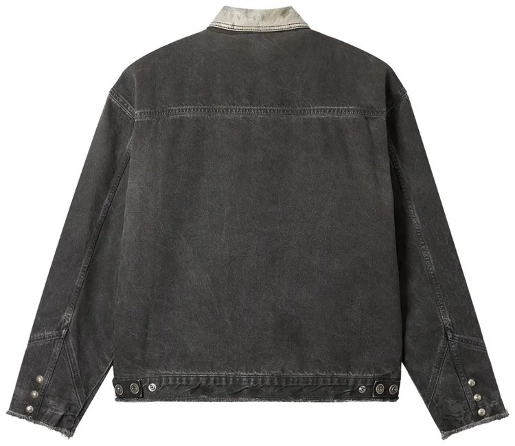 Thug Club TC Washed Work Jacket Charcoal