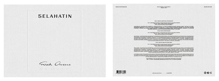 Rick Owens x Selahatin Travel Set White