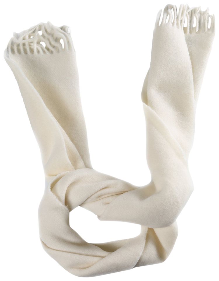 Polo Ralph Lauren Recycled Wool Scarf Chic Cream