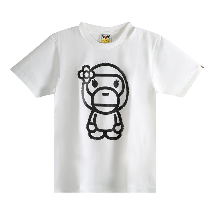 BAPE Crystal Stone Big Baby Lisa Tee White