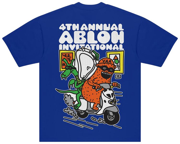 Cactus Jack by Travis Scott x Virgil Abloh x ARCH Invitational Tee Blue