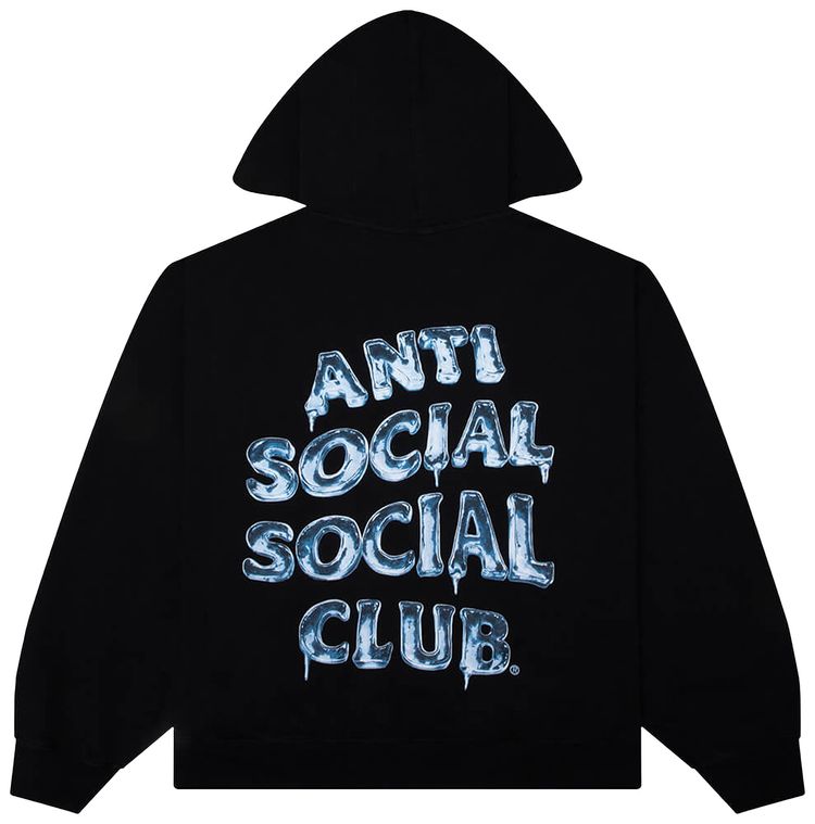 Anti Social Social Club Icy Mind Games Hoodie Black