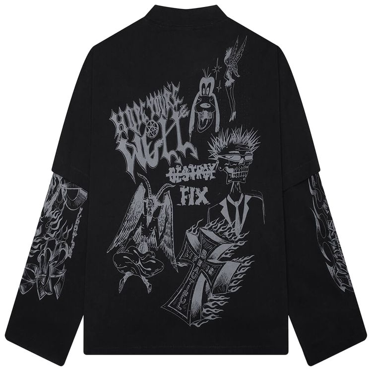 Jungles Loud Noises Long Sleeve Tee Black