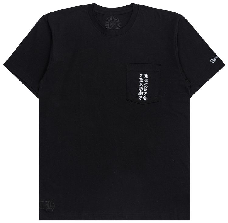 Chrome Hearts Scroll Logo Tokyo T Shirt Black