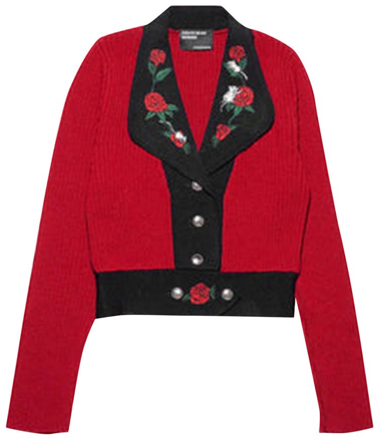 Enfants Riches Deprimes Rats Cardigan RedBlack