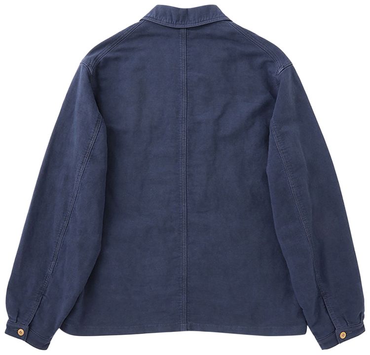 Visvim Travail Coverall Moleskin DMGD Black