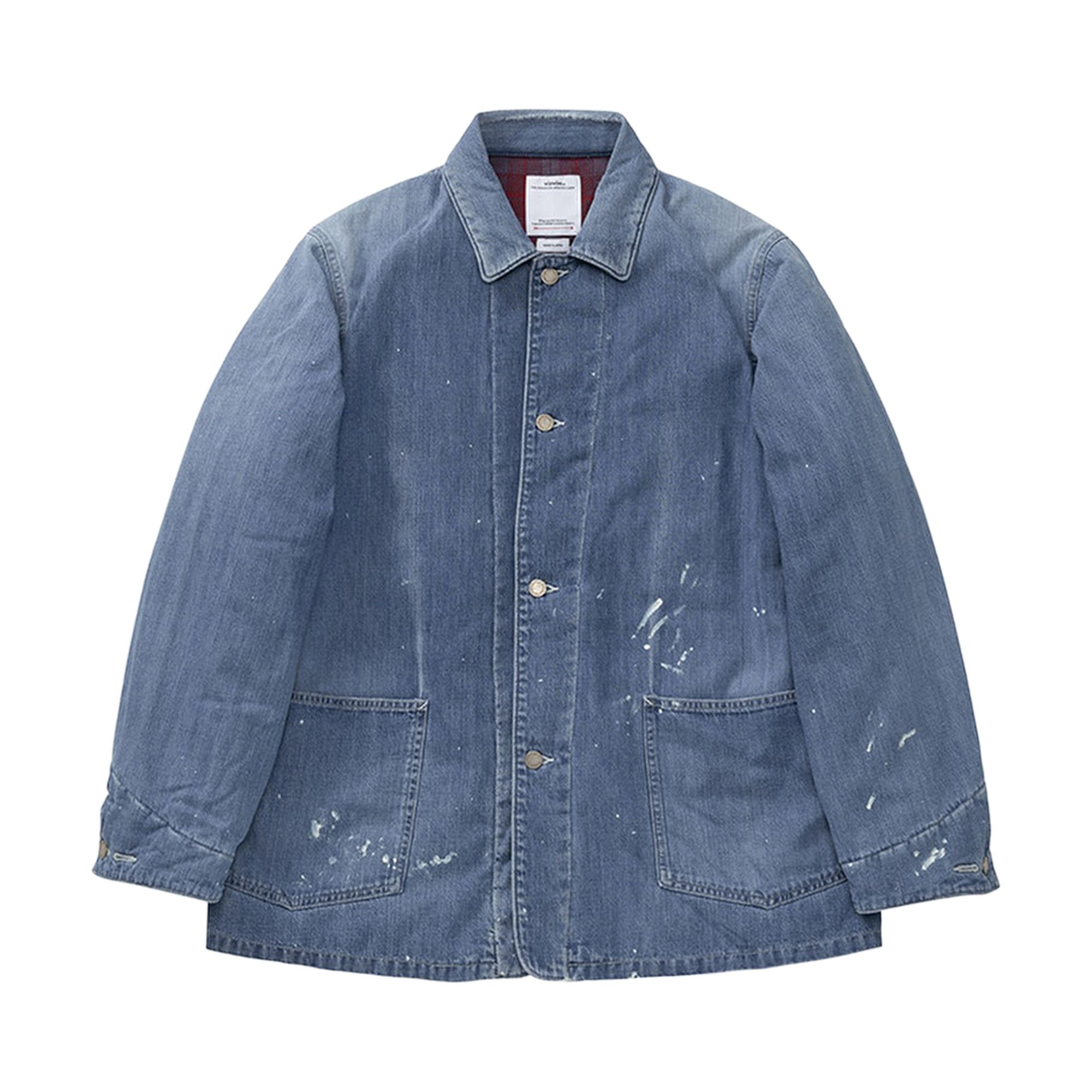 Buy Visvim SS Coverall Down DMGD 'Indigo' - 0125205006003 INDI