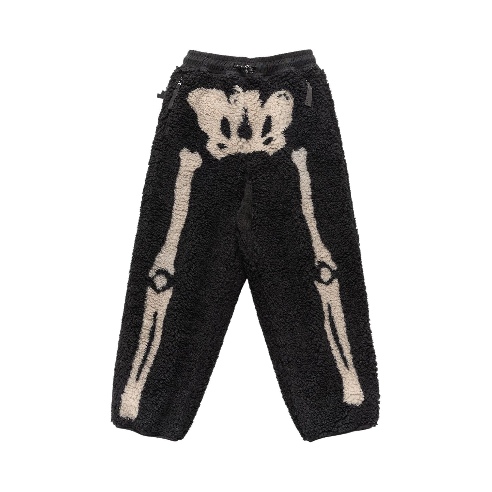 Buy Kapital Bone Boa Fleece Easy Pants 'Black' - K2412LP147 BLAC