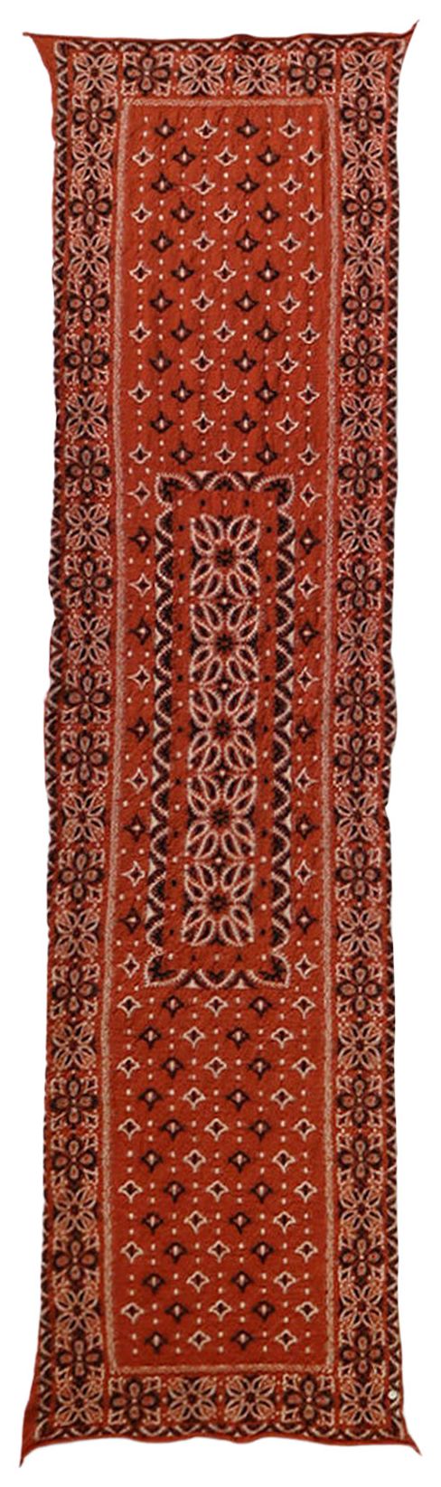 Kapital Fulling Wool Scarf Colorful Big Mama Bandana Orange