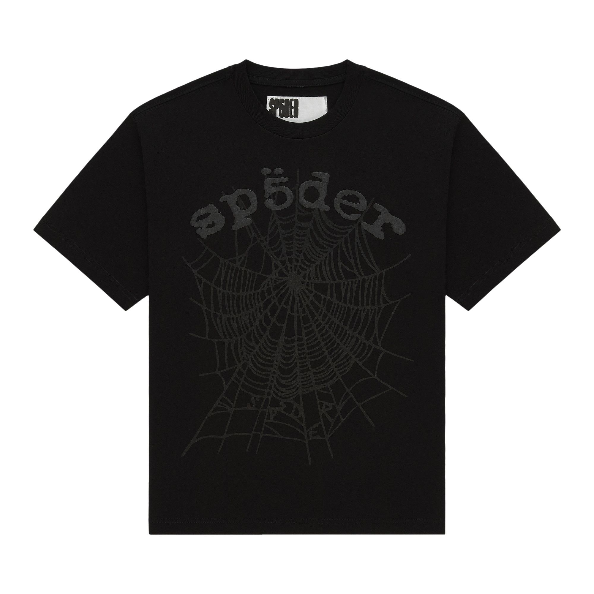 Buy Sp5der Phantom Og Web V2 Tee 'Black' - TE034FW25BLK | GOAT