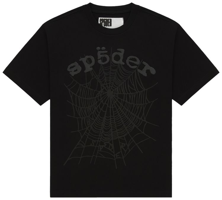 Sp5der Phantom Og Web V2 Tee Black