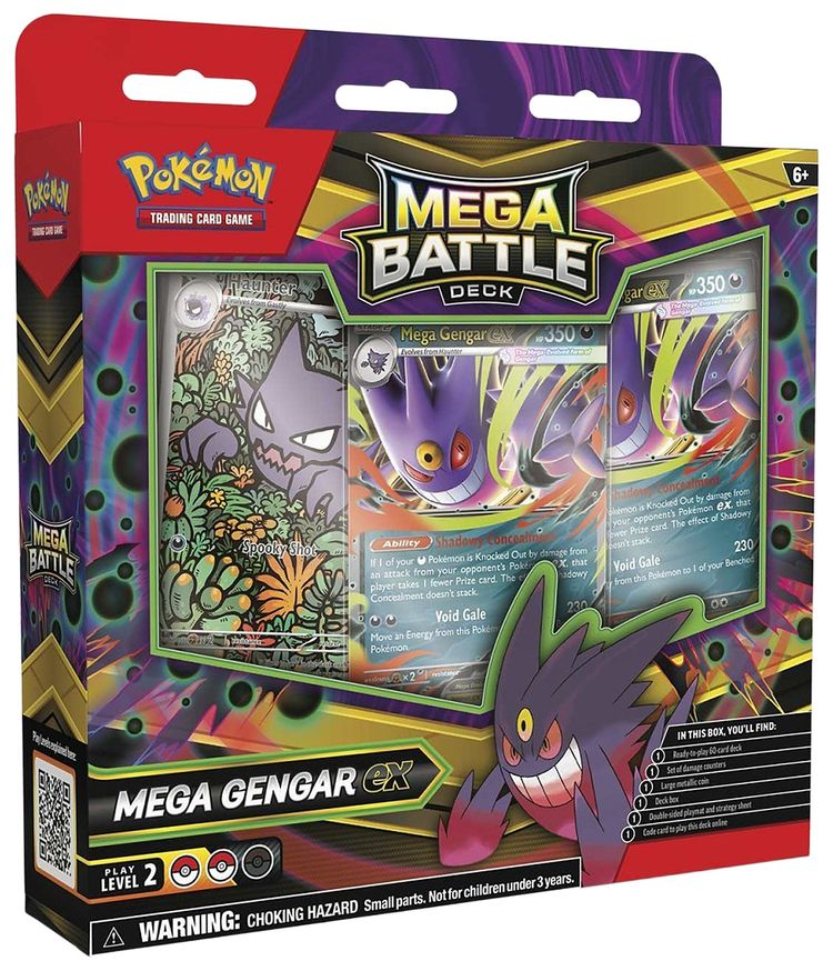 Pokemon Mega Evolution Mega Battle Deck Mega Gengar ex