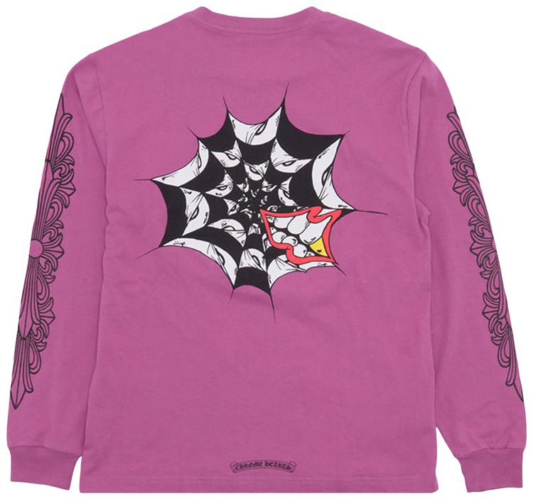 Chrome Hearts x Matty Boy Spider Long Sleeve Purple
