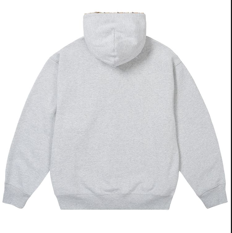 Palace Claw Zip Hood Grey Marl