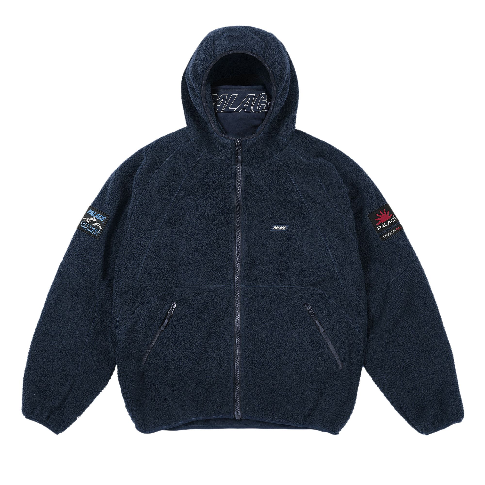 Buy Palace Getting Higher Therma Fleece Jacket 'Navy' - P29JK112