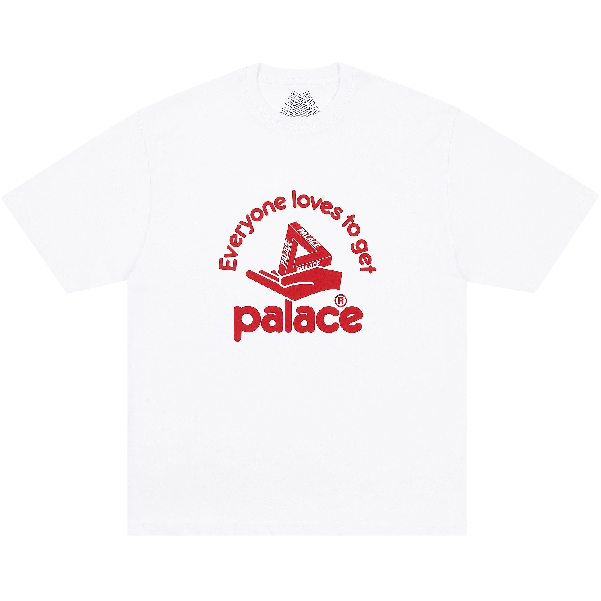 Buy Palace Hand Out T-Shirt 'White' - P29TS227 | GOAT