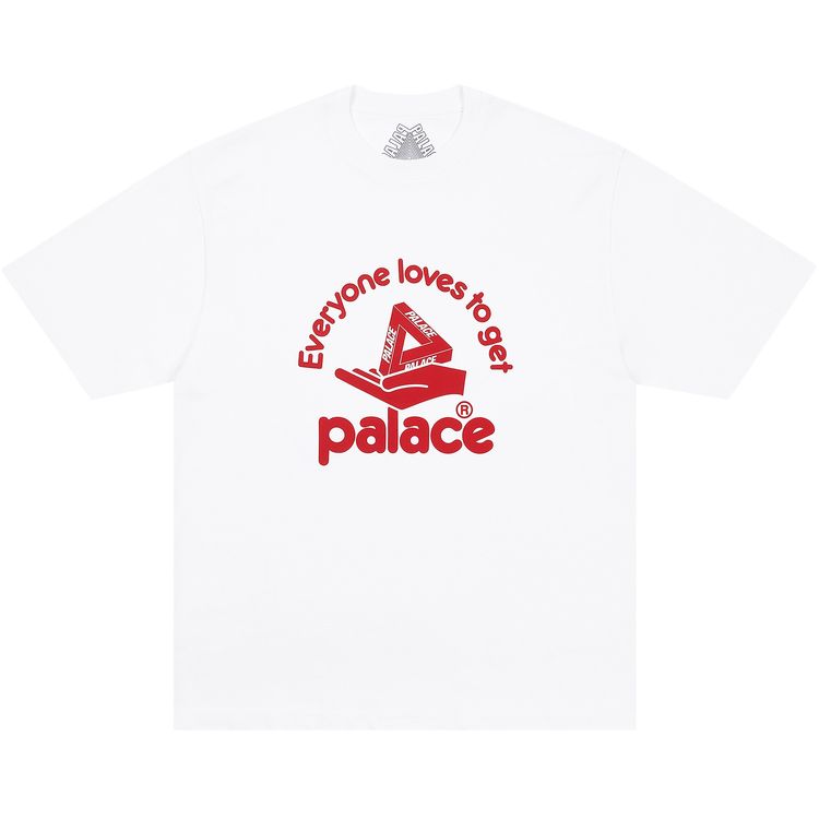 Palace Hand Out T Shirt White
