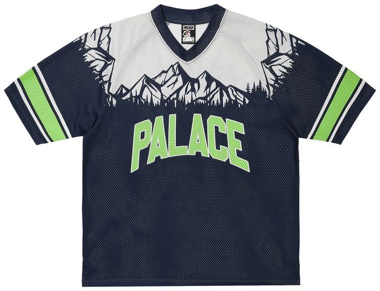 Palace Peaker Mesh Jersey Navy