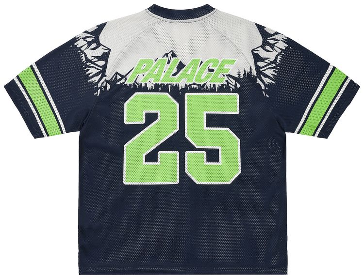 Palace Peaker Mesh Jersey Navy