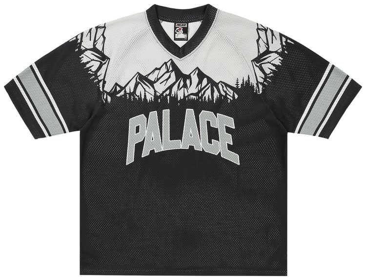 Palace Peaker Mesh Jersey Black