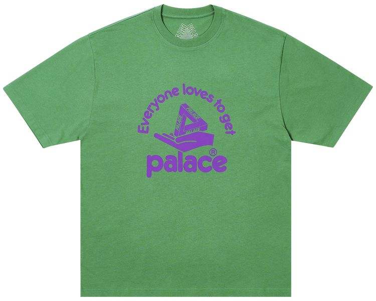 Palace Hand Out T Shirt Lucky Green