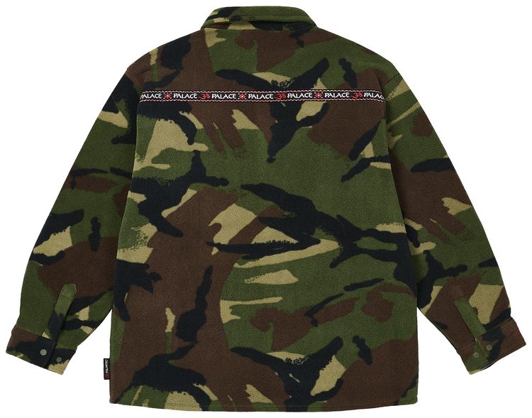 Palace Polartec Om Fleece Overshirt Woodland Camo