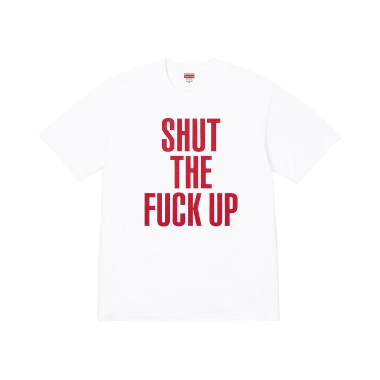 Supreme x Number NIne Shut Up Tee White