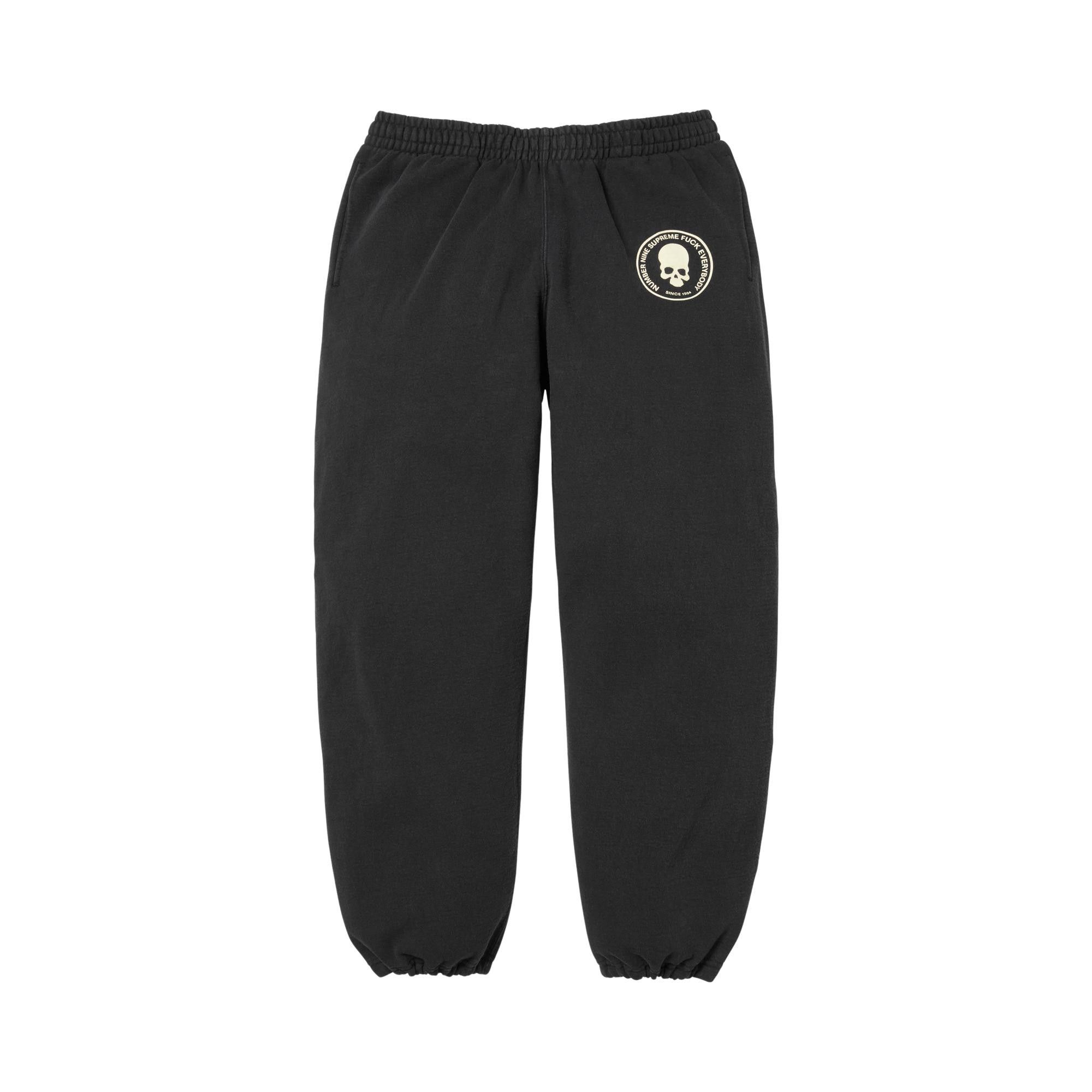 Buy Supreme x Number (N)Ine Drawstring Sweatpant 'Black' - FW25P54