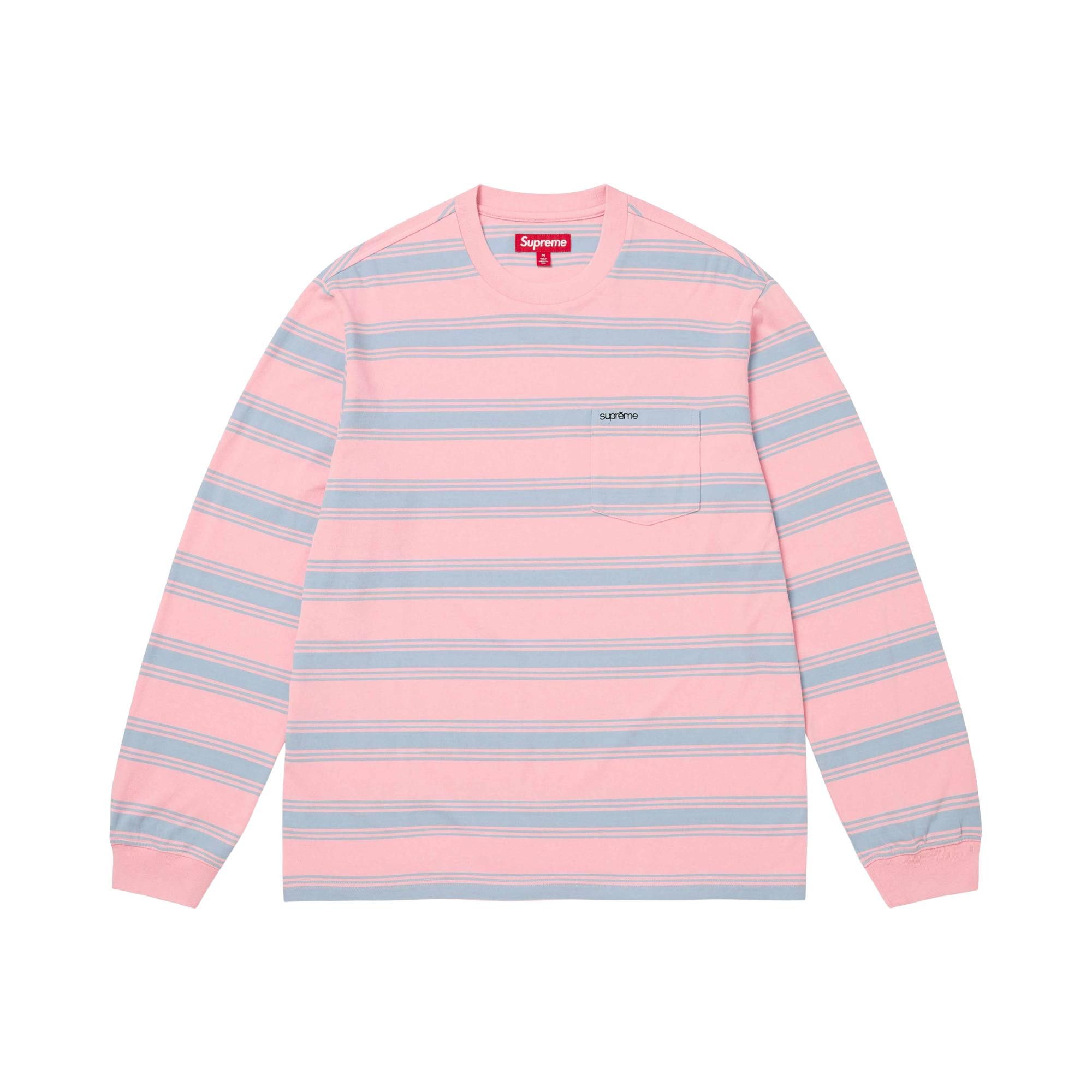 Buy Supreme Stripe Pocket Long-Sleeve Top 'Pink' - FW25KN54 PINK