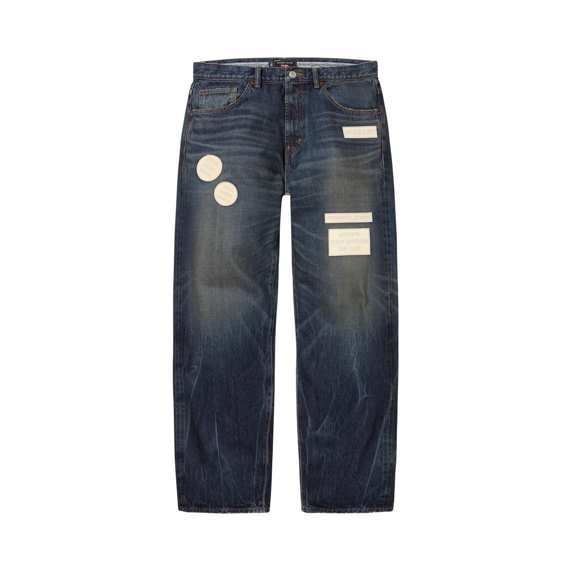 Buy Supreme x Number (N)Ine Patches Loose Fit Selvedge Jean