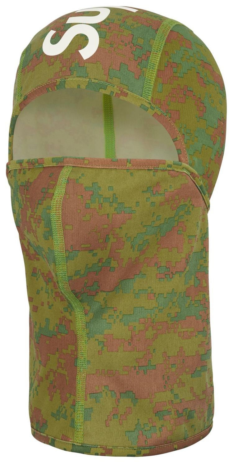 Supreme Heat Reactive Digi Camo Balaclava Olive