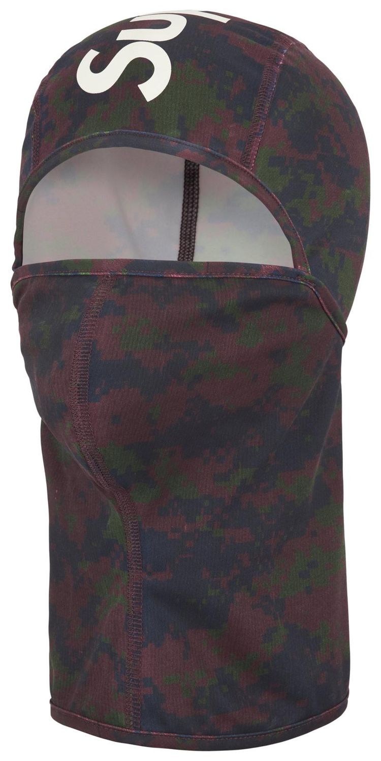 Supreme Heat Reactive Digi Camo Balaclava Black