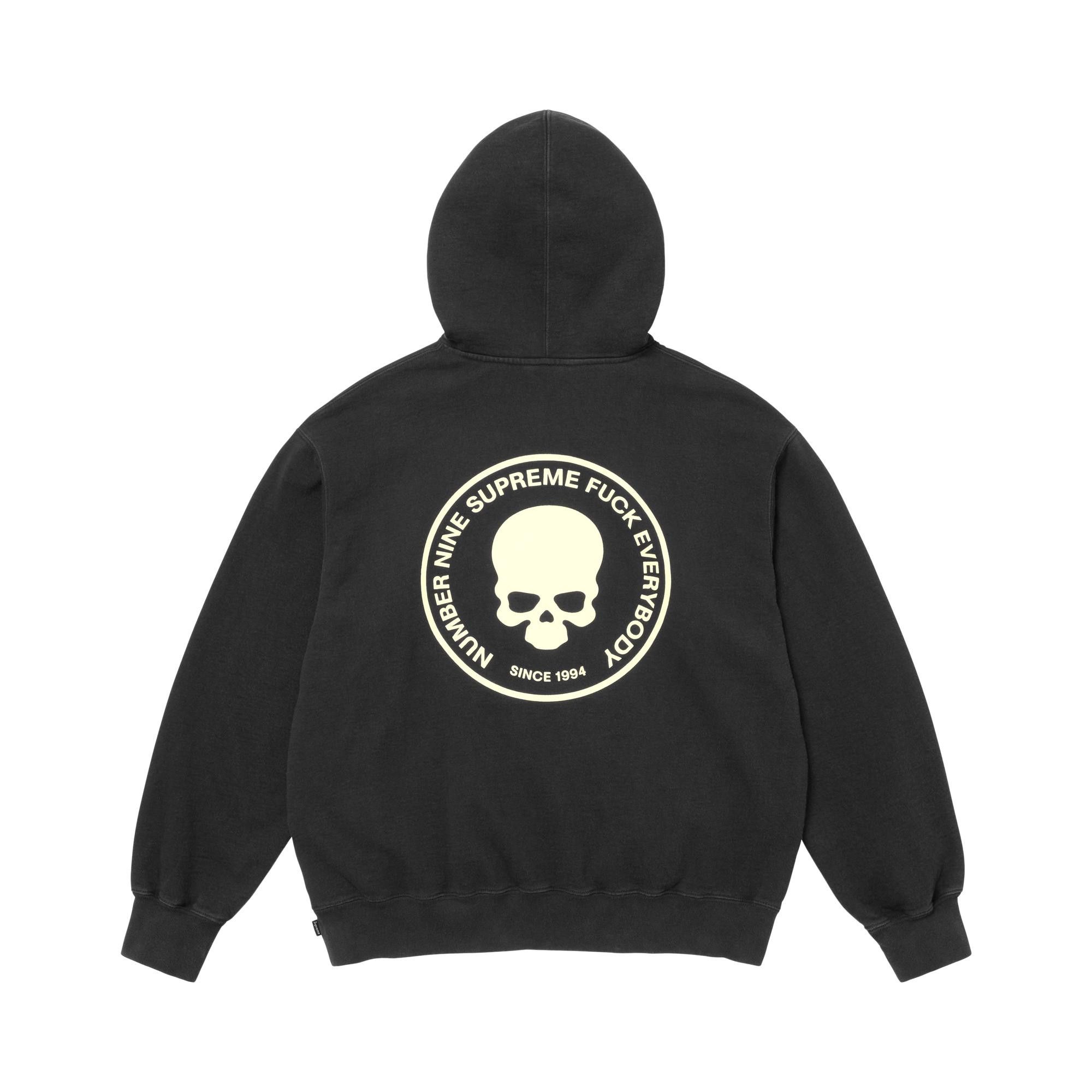 Buy Supreme x Number (N)Ine Hooded Sweatshirt 'Black' - FW25SW56
