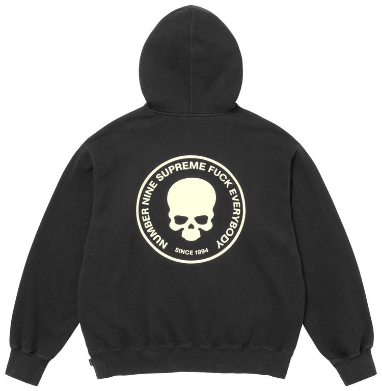 Supreme x Number NIne Hooded Sweatshirt Black