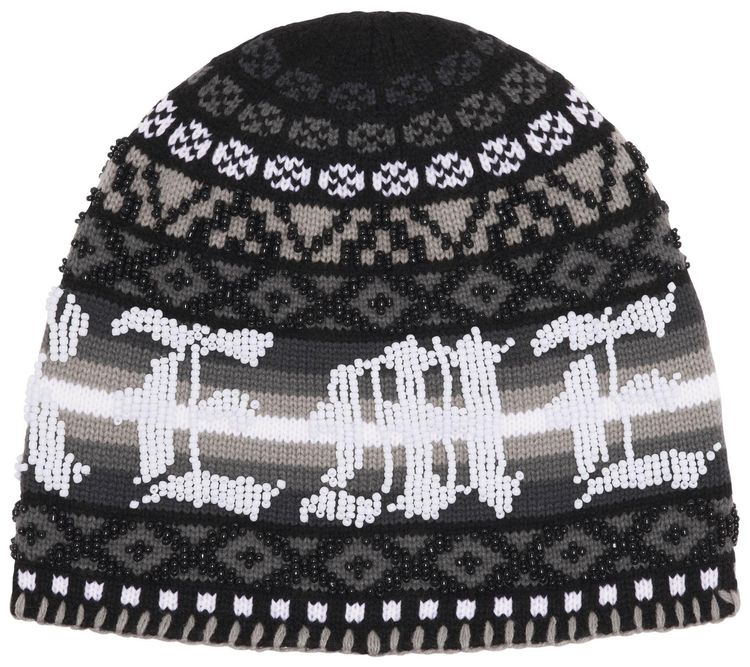 Supreme Beaded Beanie Black